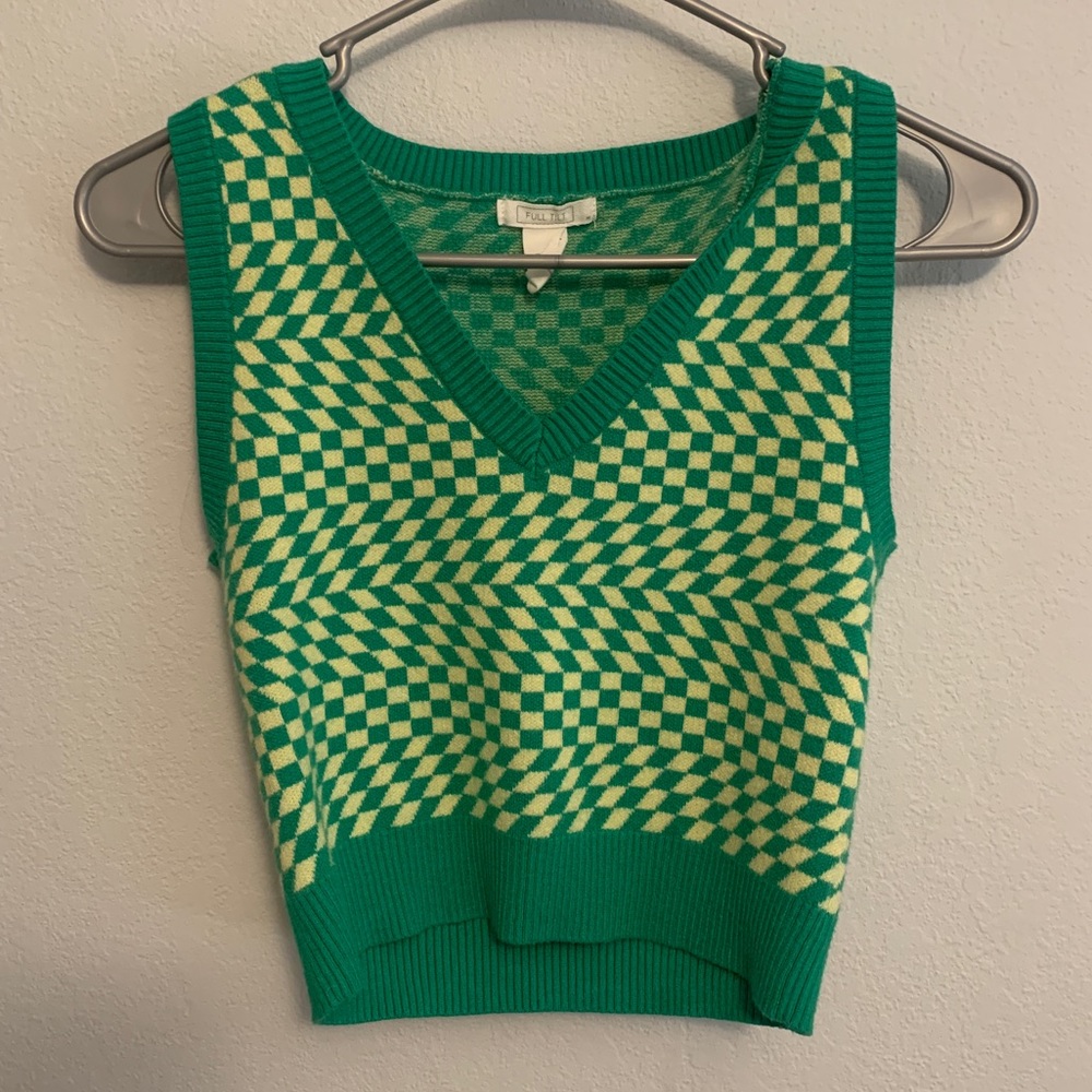 Green Sweater Vest